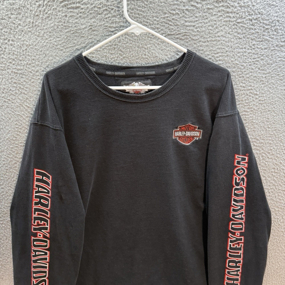 Harley Davidson Shirt Adult 3XL XXXL Black Motorcycle Biker Grunge Skater Y2K - Picture 9 of 9